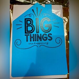 “BIG Things“ New Realtor  announcements. Business card insert- Set of 20